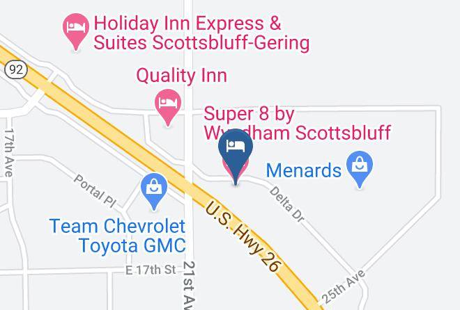 Scotts Bluff - Super 8 By Wyndham Scottsbluff Maps