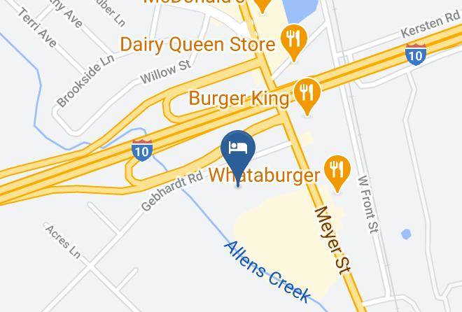 Austin - Super 8 By Wyndham Sealy Maps
