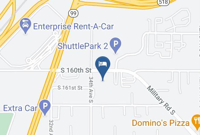 King - Super 8 By Wyndham Seatac Airport Maps