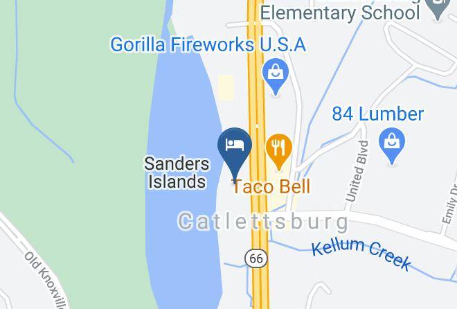 Sevier - Super 8 By Wyndham Sevierville Riverside Maps