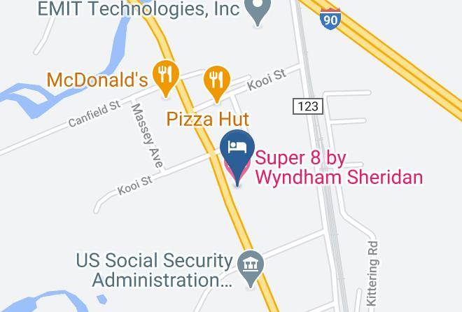 Sheridan - Super 8 By Wyndham Sheridan Maps