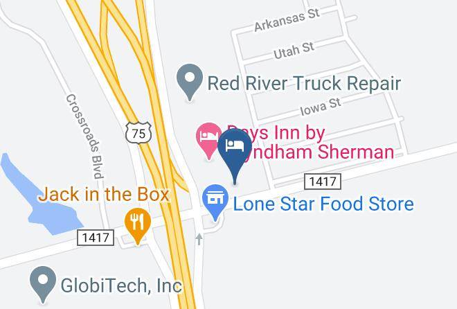Grayson - Super 8 By Wyndham Sherman Maps