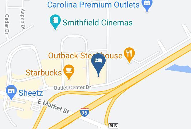 Johnston - Super 8 By Wyndham Smithfield Maps