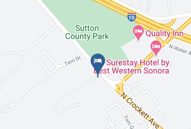 Sutton - Super 8 By Wyndham Sonora Maps