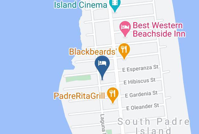 Cameron - Super 8 By Wyndham South Padre Island Maps