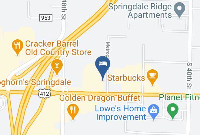 Washington - Super 8 By Wyndham Springdale Ar Maps
