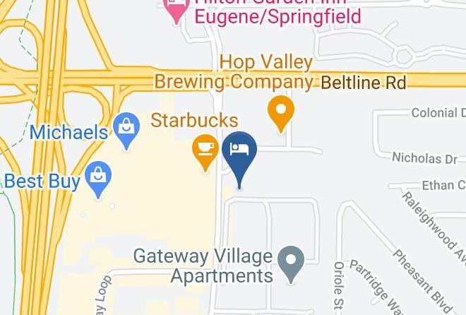 Lane - Super 8 By Wyndham Springfield Eugene Maps