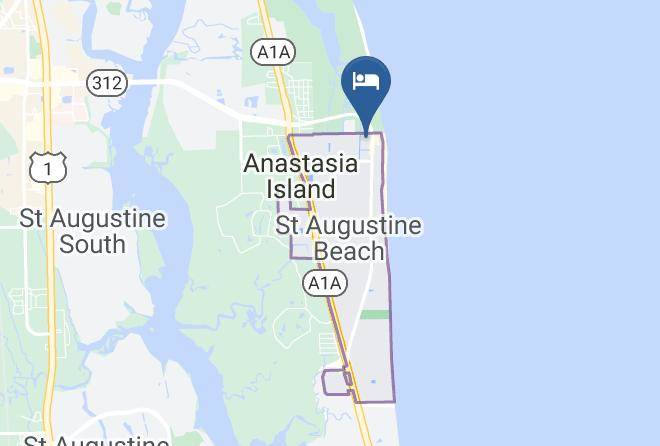 St Johns - Super 8 By Wyndham St Augustine Beach Maps