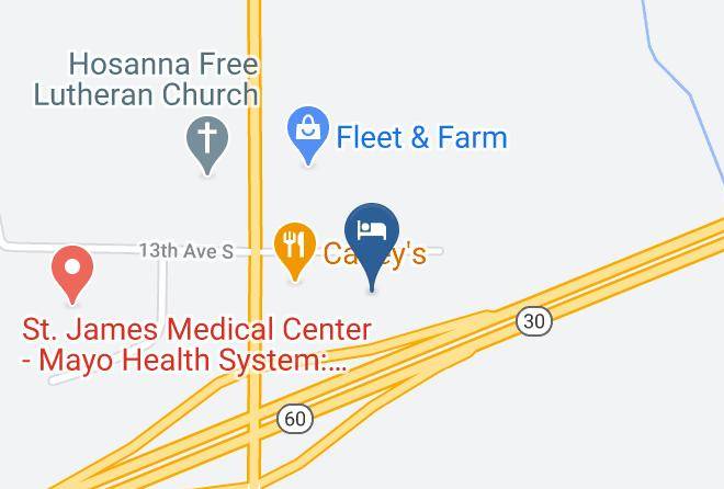Watonwan - Super 8 By Wyndham St James Maps