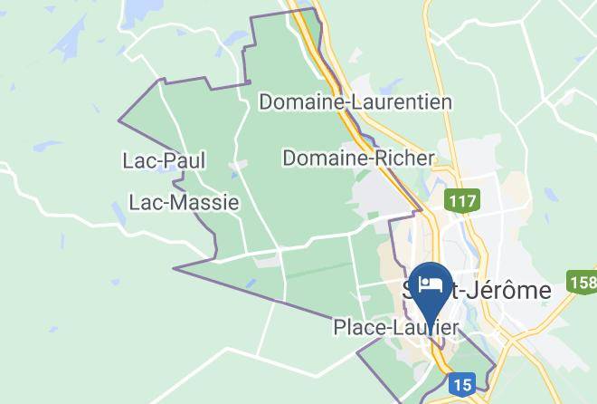 La Riviere Du Nord Regional County Municipality - Super 8 By Wyndham St Jerome Maps