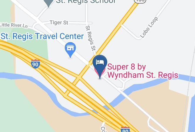Mineral - Super 8 By Wyndham St Regis Maps