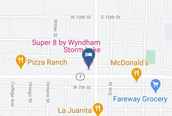 Buena Vista - Super 8 By Wyndham Storm Lake Maps