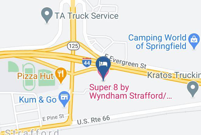 Greene - Super 8 By Wyndham Strafford Springfield Area Maps