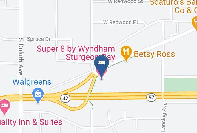 Door - Super 8 By Wyndham Sturgeon Bay Maps