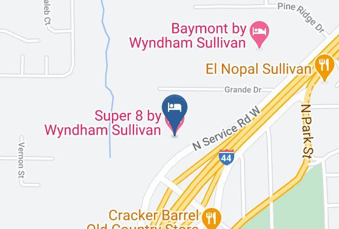 Franklin - Super 8 By Wyndham Sullivan Maps