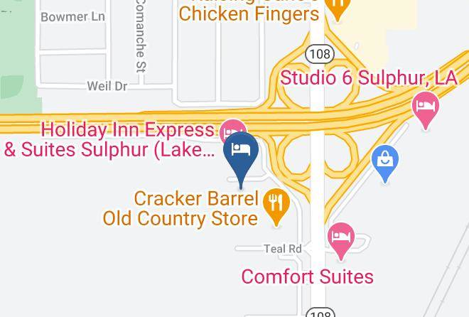Calcasieu Par - Super 8 By Wyndham Sulphur Lake Charles Maps
