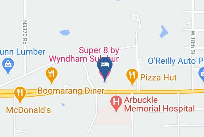 Murray - Super 8 By Wyndham Sulphur Maps