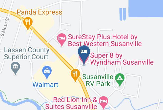 Lassen - Super 8 By Wyndham Susanville Maps