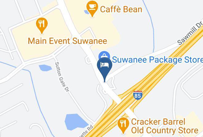 Gwinnett - Super 8 By Wyndham Suwanee Maps