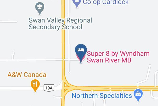 Super 8 By Wyndham Swan River Mb Map