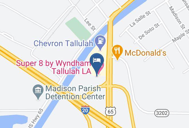 Madison Par - Super 8 By Wyndham Tallulah La Maps