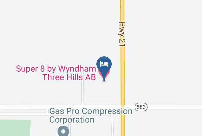 Division 5 - Super 8 By Wyndham Three Hills Ab Maps
