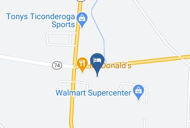 Essex - Super 8 By Wyndham Ticonderoga Maps