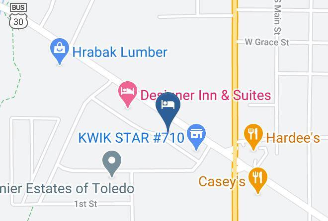 Tama - Super 8 By Wyndham Toledo Maps