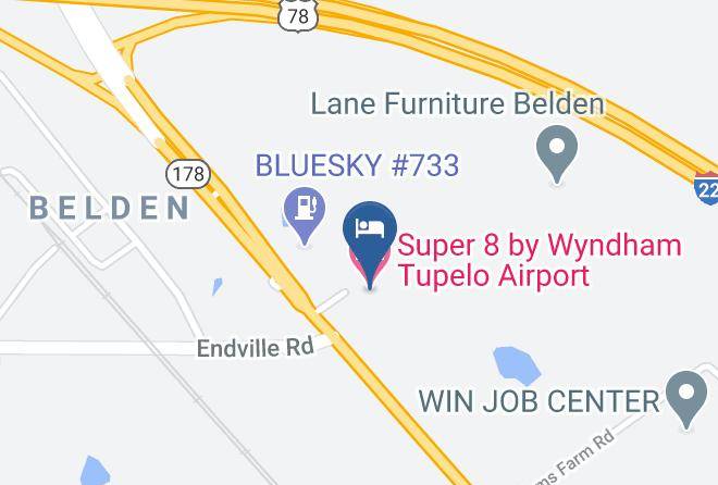 Lee - Super 8 By Wyndham Tupelo Airport Maps
