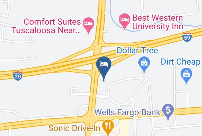 Tuscaloosa - Super 8 By Wyndham Tuscaloosa Maps