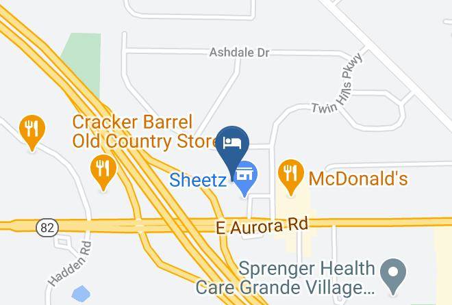 Summit - Super 8 By Wyndham Twinsburg Cleveland Area Maps
