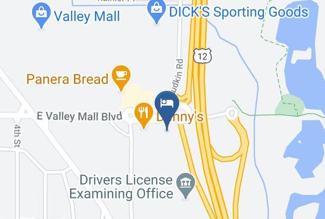 Yakima - Super 8 By Wyndham Union Gap Yakima Area Maps