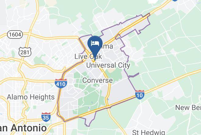 Bexar - Super 8 By Wyndham Universal City Maps