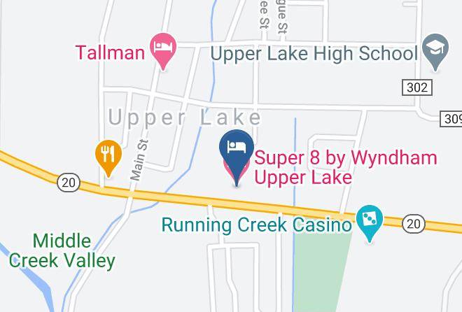 Lake - Super 8 By Wyndham Upper Lake Maps