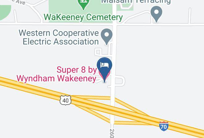 Trego - Super 8 By Wyndham Wakeeney Maps