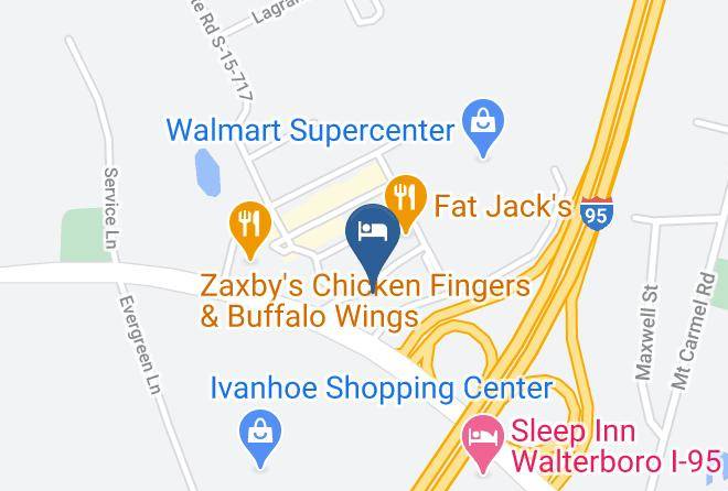 Colleton - Super 8 By Wyndham Walterboro Maps