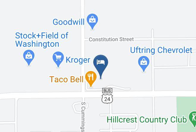 Tazewell - Super 8 By Wyndham Washington Peoria Area Maps