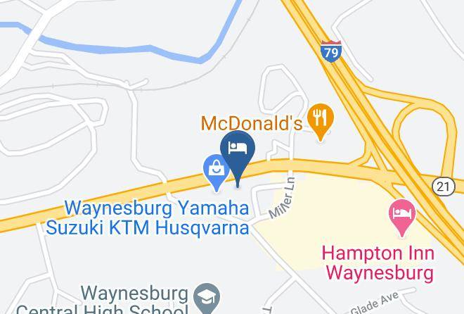 Greene - Super 8 By Wyndham Waynesburg Maps