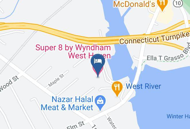 Super 8 By Wyndham West Haven Map