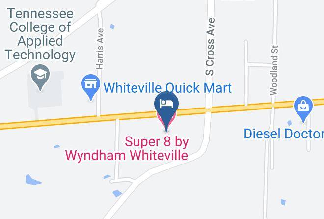 Hardeman - Super 8 By Wyndham Whiteville Maps