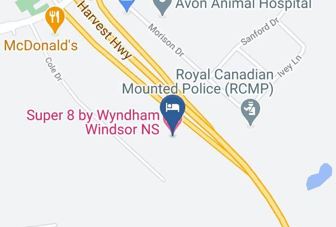 Hants - Super 8 By Wyndham Windsor Ns Maps