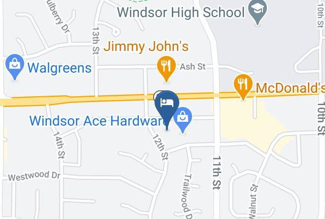 Weld - Super 8 By Wyndham Windsor Maps