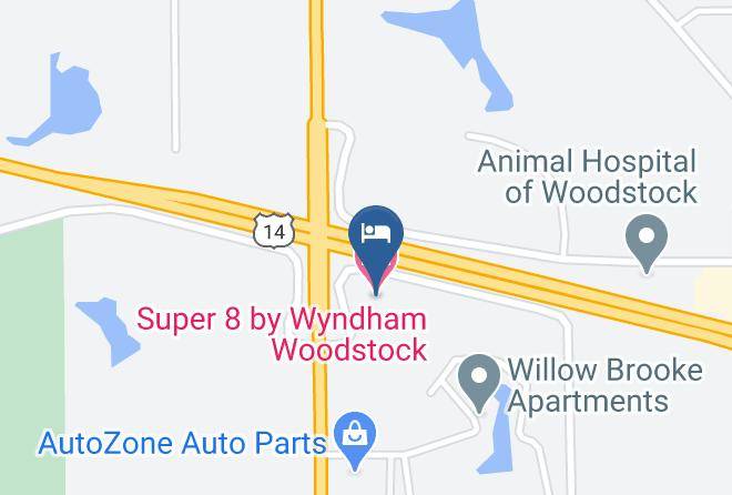 Mchenry - Super 8 By Wyndham Woodstock Maps