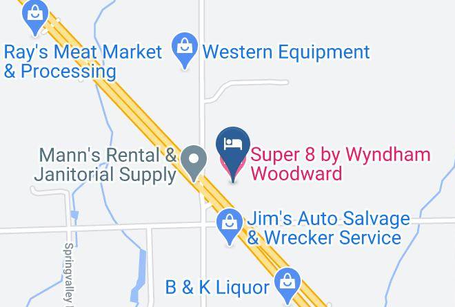 Woodward - Super 8 By Wyndham Woodward Maps