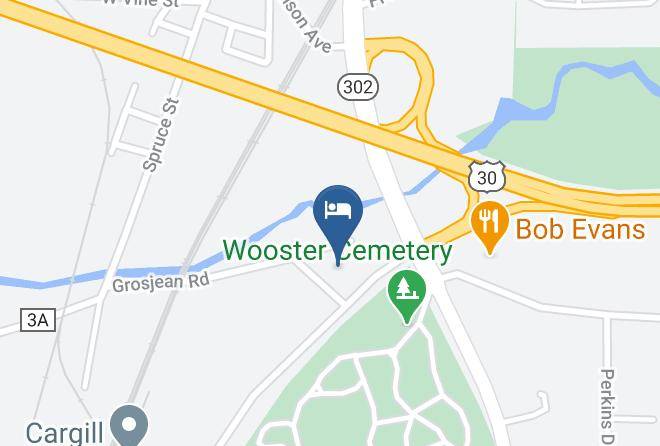 Wayne - Super 8 By Wyndham Wooster Maps