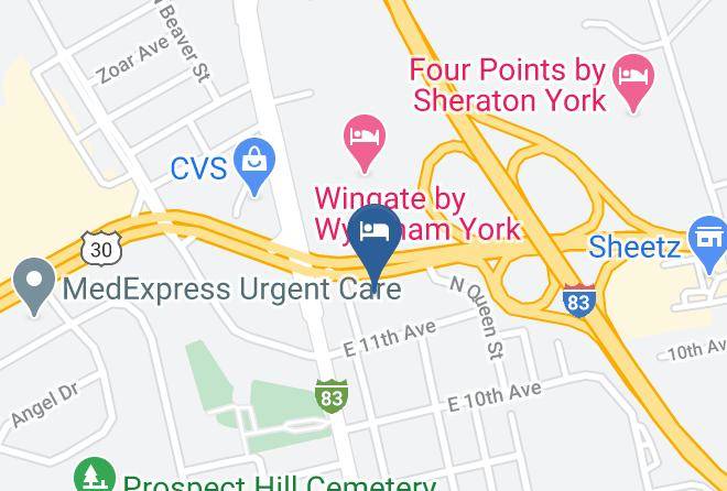 York - Super 8 By Wyndham York Maps