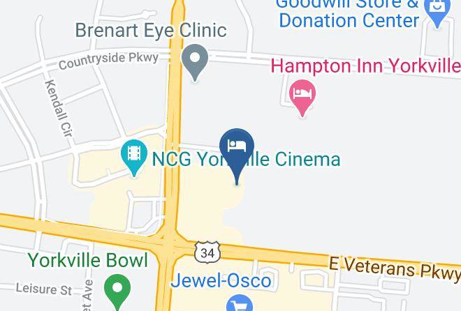 Kendall - Super 8 By Wyndham Yorkville Maps