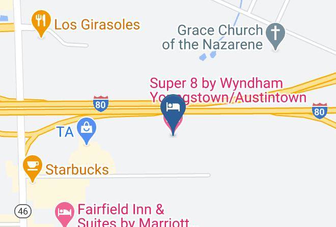 Mahoning - Super 8 By Wyndham Youngstown Austintown Maps