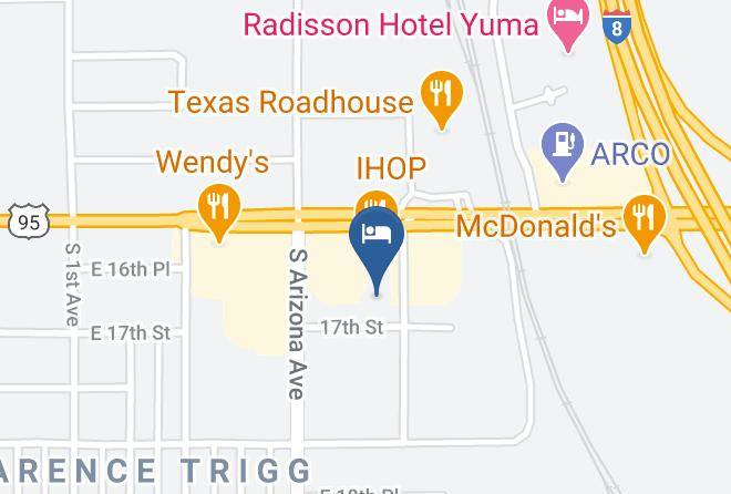 Yuma - Super 8 By Wyndham Yuma Maps