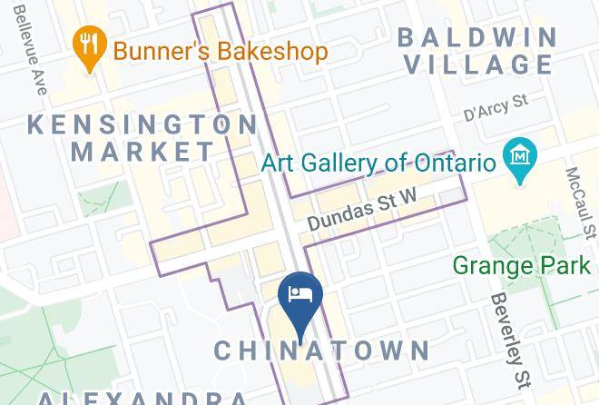 Super 8 By Wyndham Downtown Toronto Map